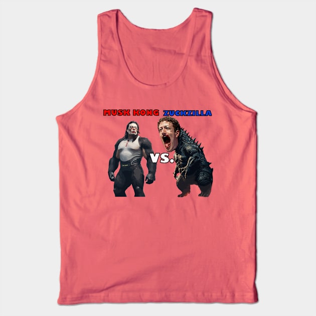 MUSK KONG VS. ZUCKZILLA Tank Top by Musk vs. Zuck